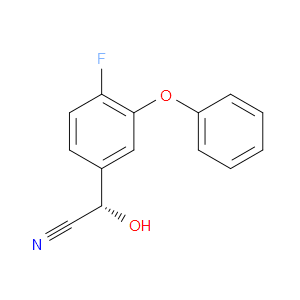 (αS)-4-Fluoro-α-hydroxy-3-phenoxybenzeneacetonitrile