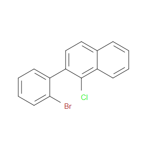 Naphthalene, 2-(2-bromophenyl)-1-chloro-