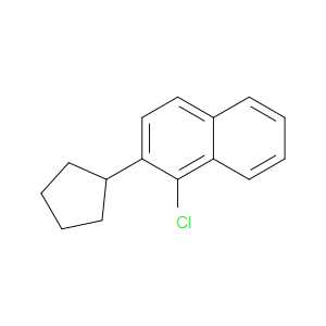 Naphthalene, 1-chloro-2-cyclopentyl-