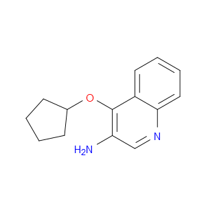 4-(Cyclopentyloxy)-3-quinolinamine