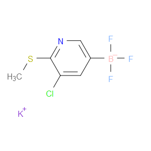 potassium (5-chloro-6-(methylthio)pyridin-3-yl)trifluoroborate
