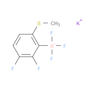 potassium (2,3-difluoro-6-(methylthio)phenyl)trifluoroborate