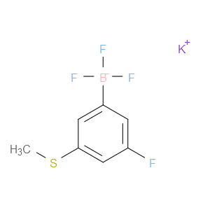 potassium trifluoro(3-fluoro-5-(methylthio)phenyl)borate
