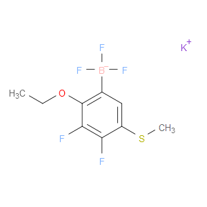 potassium (2-ethoxy-3,4-difluoro-5-(methylthio)phenyl)trifluoroborate