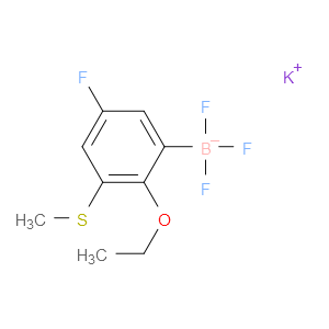 potassium (2-ethoxy-5-fluoro-3-(methylthio)phenyl)trifluoroborate