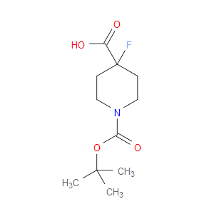 1-Boc-4-fluoro-4-piperidinecarboxylic acid