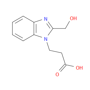 2-(Hydroxymethyl)-1H-benzimidazole-1-propanoic acid
