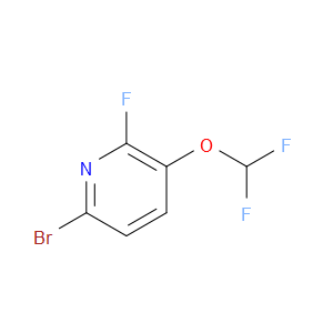 6-bromo-3-(difluoromethoxy)-2-fluoropyridine