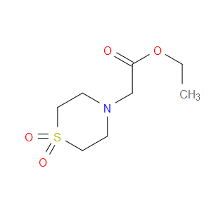 Ethyl 2-(1,1-dioxidothiomorpholino)acetate