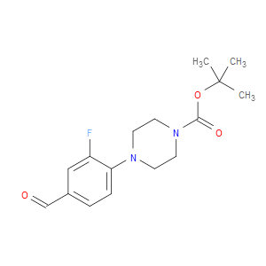 1,1-Dimethylethyl 4-(2-fluoro-4-formylphenyl)-1-piperazinecarboxylate