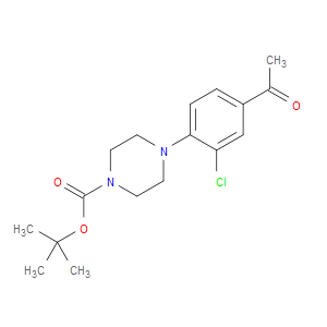 1,1-Dimethylethyl 4-(4-acetyl-2-chlorophenyl)-1-piperazinecarboxylate