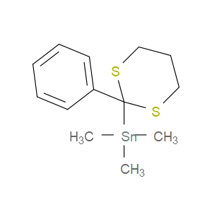 Trimethyl(2-phenyl-1,3-dithian-2-yl)stannane