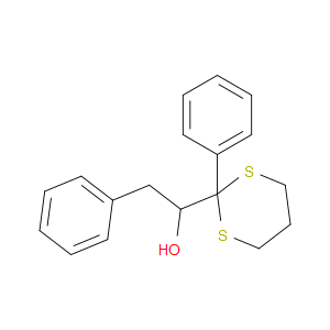 2-Phenyl-α-(phenylmethyl)-1,3-dithiane-2-methanol