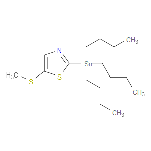 5-(Methylthio)-2-(tributylstannyl)thiazole
