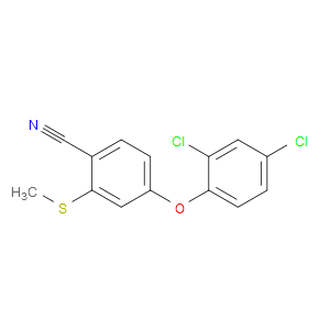 4-(2,4-Dichlorophenoxy)-2-(methylthio)benzonitrile