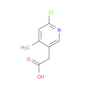 6-Chloro-4-methyl-3-pyridineacetic acid