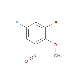 3-bromo-5-fluoro-4-iodo-2-methoxybenzaldehyde