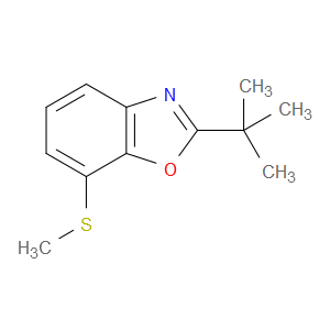 2-(1,1-Dimethylethyl)-7-(methylthio)benzoxazole