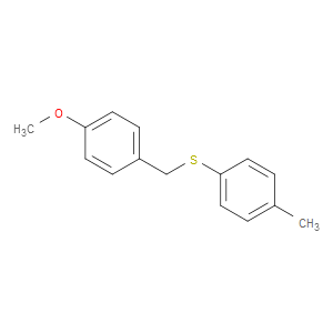 (4-methoxybenzyl)(p-tolyl)sulfane