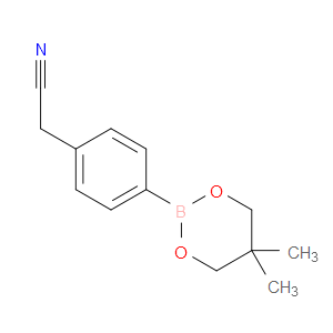 2-(4-(5,5-dimethyl-1,3,2-dioxaborinan-2-yl)phenyl)acetonitrile