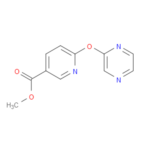 methyl 6-(pyrazin-2-yloxy)nicotinate