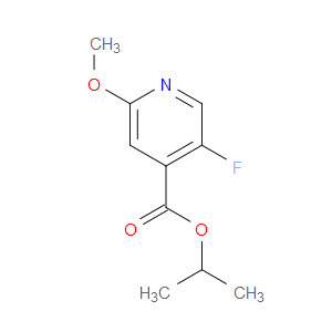 isopropyl 5-fluoro-2-methoxyisonicotinate