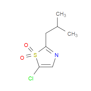 Thiazole, 5-chloro-2-(2-methylpropyl)-, 1,1-dioxide