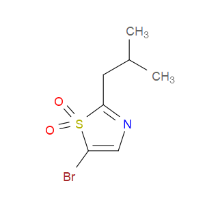 Thiazole, 5-bromo-2-(2-methylpropyl)-, 1,1-dioxide
