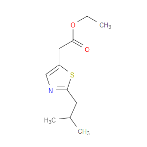 Ethyl 2-(2-methylpropyl)-5-thiazoleacetate