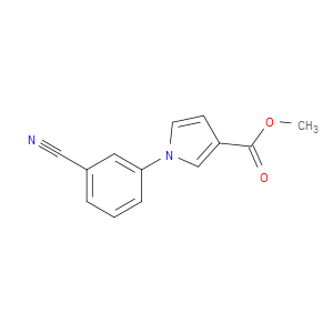 methyl 1-(3-cyanophenyl)-1H-pyrrole-3-carboxylate