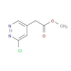 Methyl 6-chloro-4-pyridazineacetate