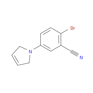 2-Bromo-5-(2,5-dihydro-1H-pyrrol-1-yl)benzonitrile