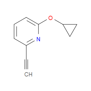 Pyridine, 2-(cyclopropyloxy)-6-ethynyl-