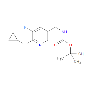 tert-butyl ((6-cyclopropoxy-5-fluoropyridin-3-yl)methyl)carbamate