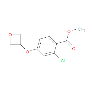 Benzoic acid, 2-chloro-4-(3-oxetanyloxy)-, methyl ester