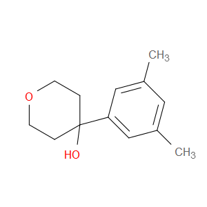 4-(3,5-dimethylphenyl)tetrahydro-2H-pyran-4-ol