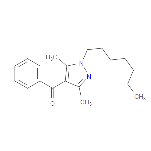 (1-Heptyl-3,5-dimethyl-1H-pyrazol-4-yl)phenylmethanone