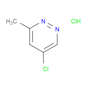 Pyridazine, 5-chloro-3-methyl-, hydrochloride (1:1)