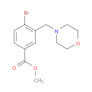 Methyl 4-bromo-3-(4-morpholinylmethyl)benzoate