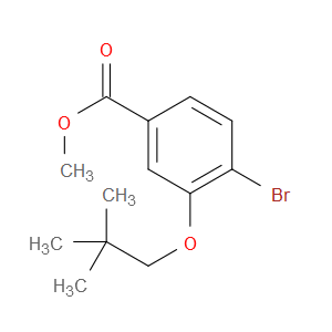 Benzoic acid, 4-bromo-3-(2,2-dimethylpropoxy)-, methyl ester