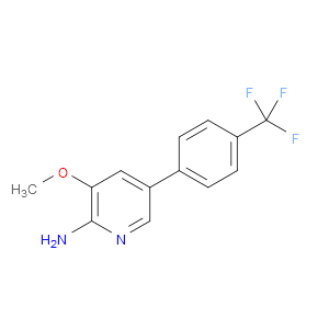 3-methoxy-5-(4-(trifluoromethyl)phenyl)pyridin-2-amine