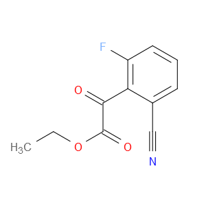 ethyl 2-(2-cyano-6-fluorophenyl)-2-oxoacetate