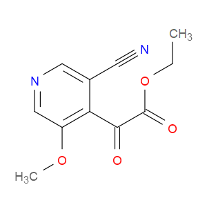 ethyl 2-(3-cyano-5-methoxypyridin-4-yl)-2-oxoacetate