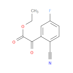 ethyl 2-(2-cyano-5-fluorophenyl)-2-oxoacetate