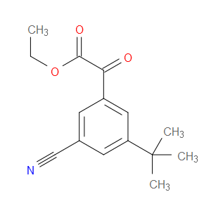 ethyl 2-(3-(tert-butyl)-5-cyanophenyl)-2-oxoacetate