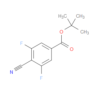 tert-butyl 4-cyano-3,5-difluorobenzoate