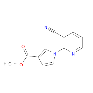 methyl 1-(3-cyanopyridin-2-yl)-1H-pyrrole-3-carboxylate