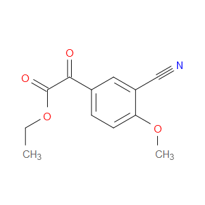 ethyl 2-(3-cyano-4-methoxyphenyl)-2-oxoacetate