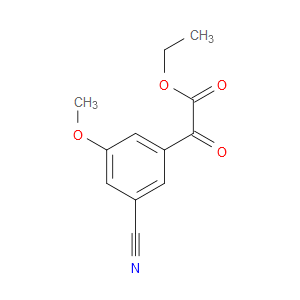 ethyl 2-(3-cyano-5-methoxyphenyl)-2-oxoacetate