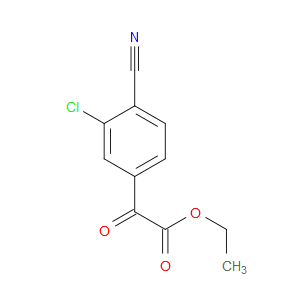 ethyl 2-(3-chloro-4-cyanophenyl)-2-oxoacetate